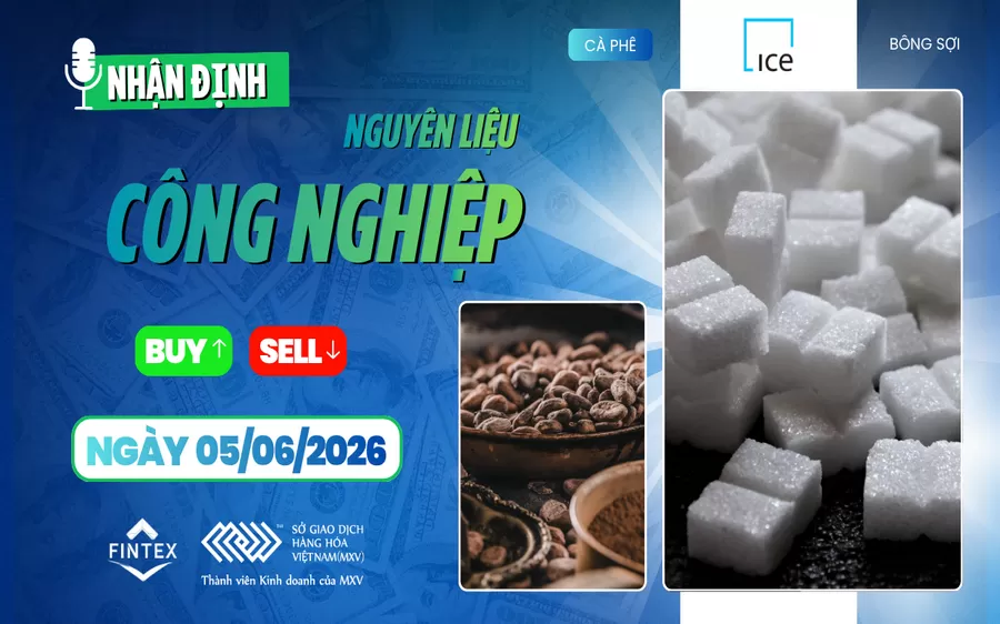 NHẬN ĐỊNH NGUYÊN LIỆU - CÔNG NGHIỆP NGÀY 05/06/2026